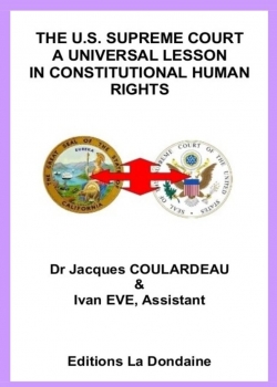 The US Supreme Court, A Universal Lesson in Constitutional Right par Jacques Coulardeau