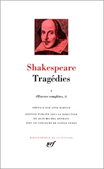 Tragdies, tome 1 par William Shakespeare