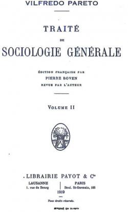 Trait de sociologie gnrale, tome 2 par Vilfredo Pareto