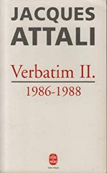 Verbatim, tome 2 : 1986-1988 par Jacques Attali