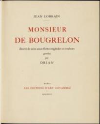 Monsieur de Bougrelon par Jean Lorrain