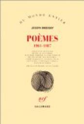 Pomes, 1961-1987 par Joseph Brodsky