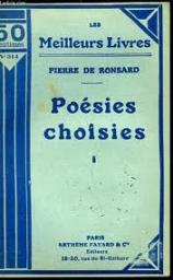 Posies choisies par Pierre de Ronsard