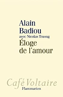 loge de l'amour par Alain Badiou