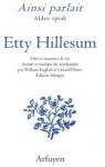 Ainsi parlait Etty Hillesum par Hillesum