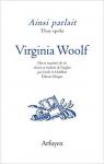 Ainsi parlait Virginia Woolf par Woolf