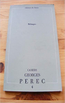 Cahiers Georges Perec, n4 : Mlanges par Perec