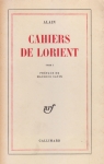 Cahiers de Lorient par Alain