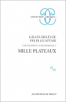 Capitalisme et Schizophrnie, tome 2 : Mille Plateaux par Deleuze