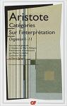 Catgories - Sur l'interprtation - Organon I e..