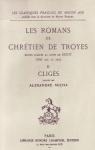 Classiques franais du Moyen ge - 84 - Les Romans de Chrtien de Troyes II Cligs par Micha