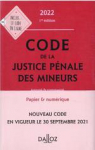 Code de justice pnale des mineurs (dition 2022) par Dalloz