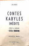 Contes Kabyles indits par Dallet