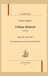 Critique thtrale, tome 19 : Juin 1867 - Mai 1869 par Gautier