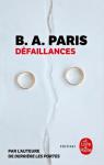 DEFAILLANCES par Paris