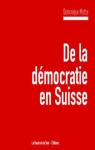 De la dmocratie en Suisse par Motte