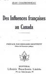 Des influences franaises au Canada par Charbonneau (III)
