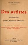 Des Artistes, Srie 2 : Peintres, Sculpteurs et Musiciens par Mirbeau