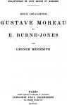 Deux Idalistes : Gustave Moreau et E. Burne-Jones par Bndite