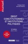 Droit constitutionnel et institutions politiques (2022-2023) par Ardant