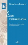 Ecrits constitutionnels par Dalloz