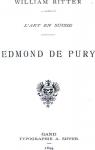 Edmond De Pury - L'Art en Suisse par Ritter (II)
