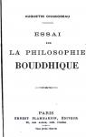 Essai sur la philosophie bouddhique par Chaboseau