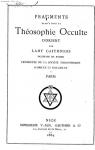 Fragments glans dans la thosophie occulte d'Orient par Caithness