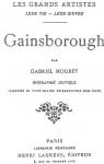 Gainsborough: Biographie Critique par Mourey