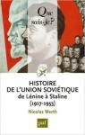 Histoire de l'Union sovitique de Lnine  Staline par Werth