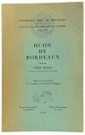 Huon de Bordeaux : . dit par Pierre Ruelle par Ruelle