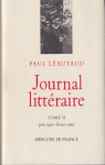 Journal littraire, tome 2 : Juin 1928 - fvrier 1940 par Lautaud