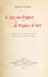 L'art du papier et le papier d'art par Onfroy