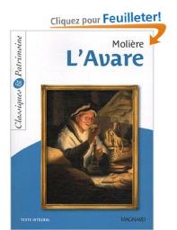 MOLIERE/ULB L'AVARE (Ancienne Edition) par Molire