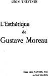 L'Esthtique de Gustave Moreau par Thevenin