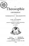 La thosophie universelle : thosophie bouddhiste par Caithness