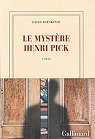 Le mystre Henri Pick par Foenkinos