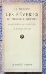 Les rveries du promeneur solitaire -Lettres crites de la montagne - Le devin de village par Rousseau