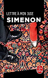 Lettre  mon juge par Simenon