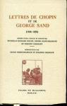 Lettres de Chopin et de George Sand