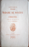 Madame de Pontivy - Christel par Sainte-Beuve