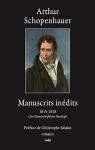 Manuscrits indits 02 - (1815-1818) par Schopenhauer