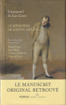 Mmorial de Sainte-Hlne : Le manuscrit original retrouv par Las Cases