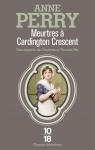 Charlotte Ellison et Thomas Pitt, tome 8 : Meurtres  Cardington Crescent par Perry