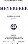 Meyerbeer, Matres de la Musique par Dauriac