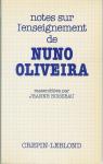 Notes sur l'enseignement de Nuno Oliveira par Boisseau