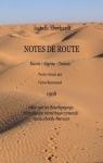 Notes de route - Maroc, Algrie, Tunisie par Eberhardt