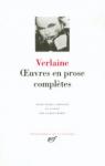Oeuvres en prose Compltes par Verlaine