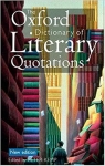 Oxford Dictionary of Literary Quotations par Kemp