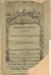 Philippiques et Olynthiennes par Dmosthne